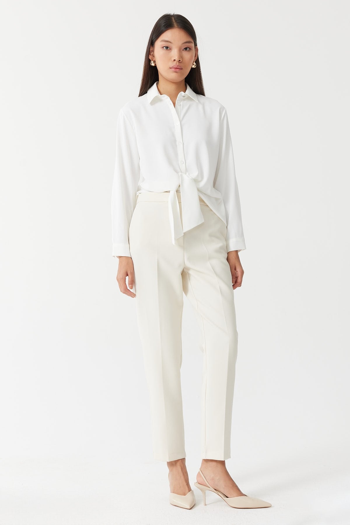 Women's Fabric Trousers