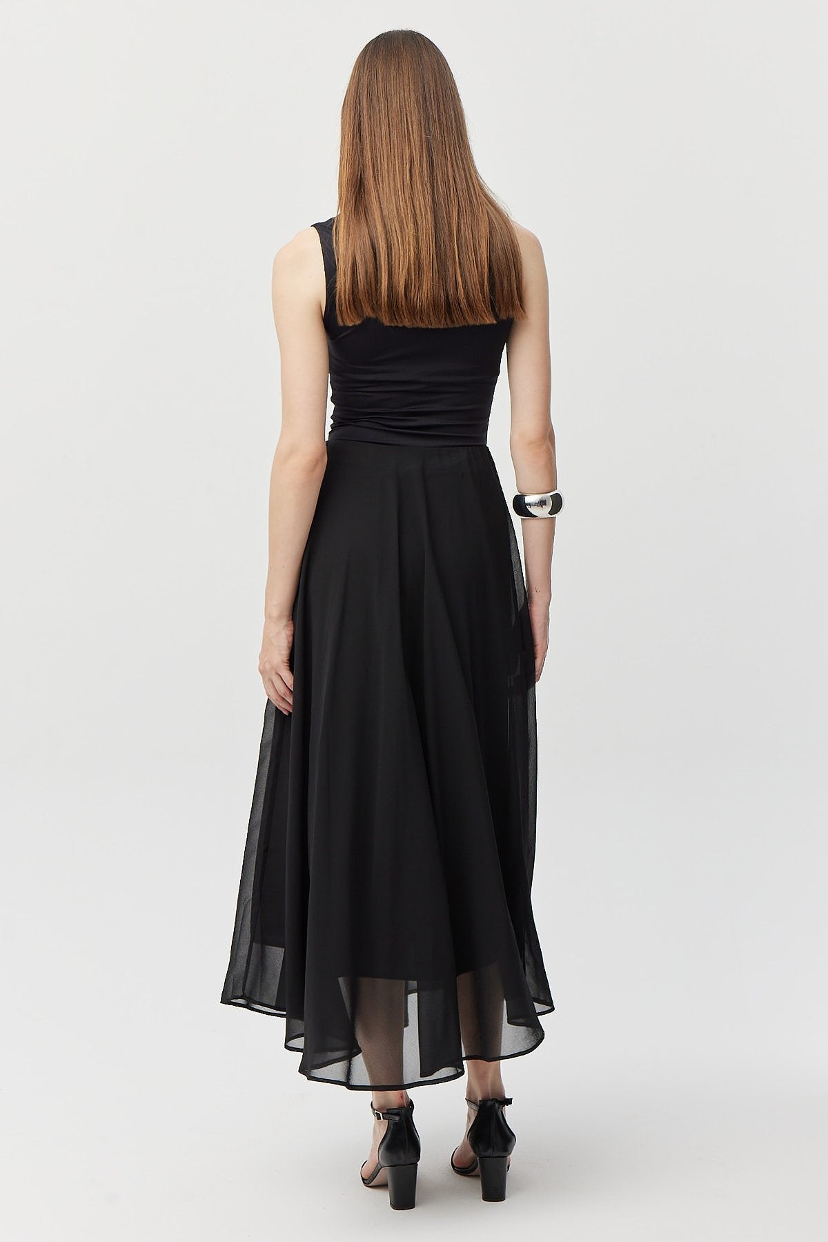 Women's Lined Chiffon Skirt