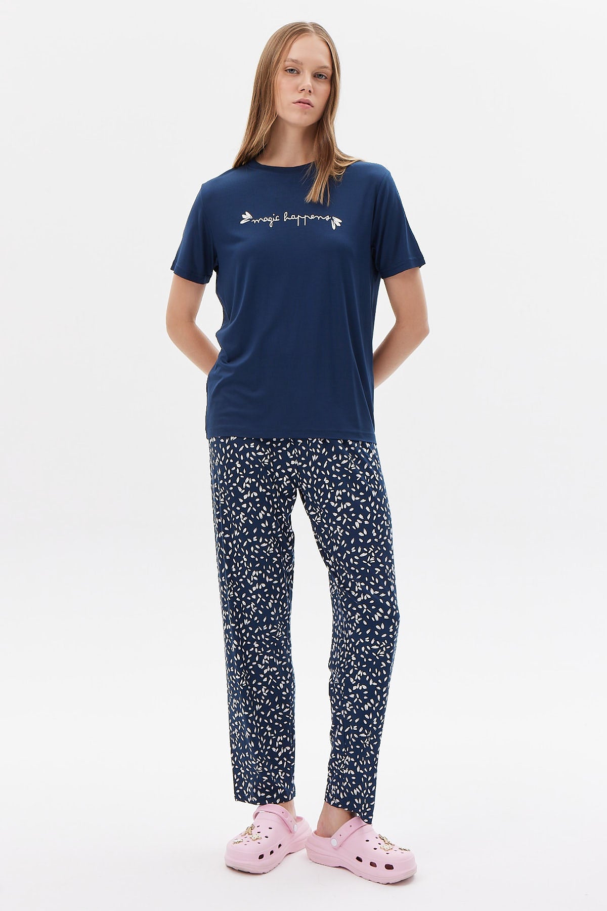 Women's Short Sleeve Pajama Set