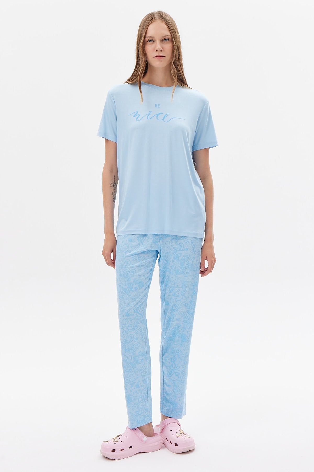 Women's Short Sleeve Pajama Set