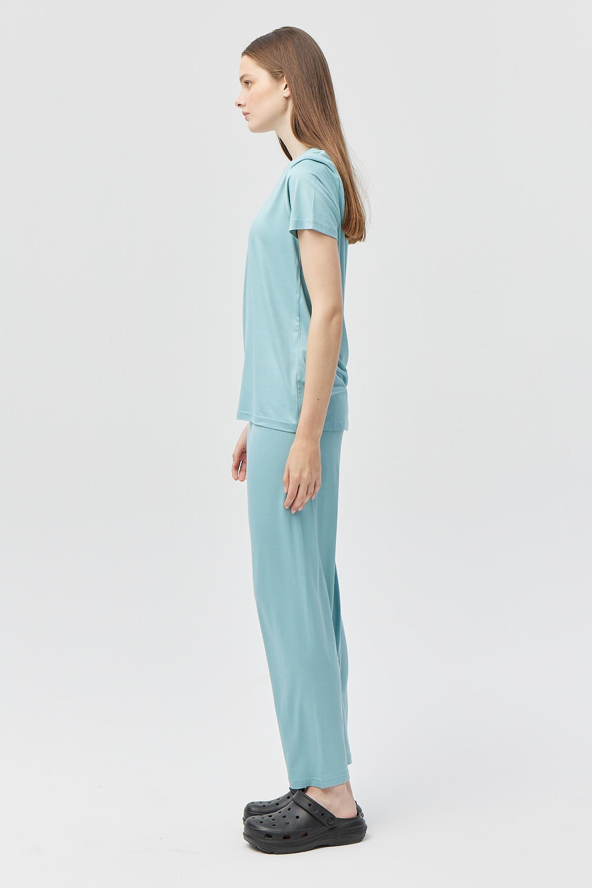 Women's V-Neck Short Sleeve Pajama Set