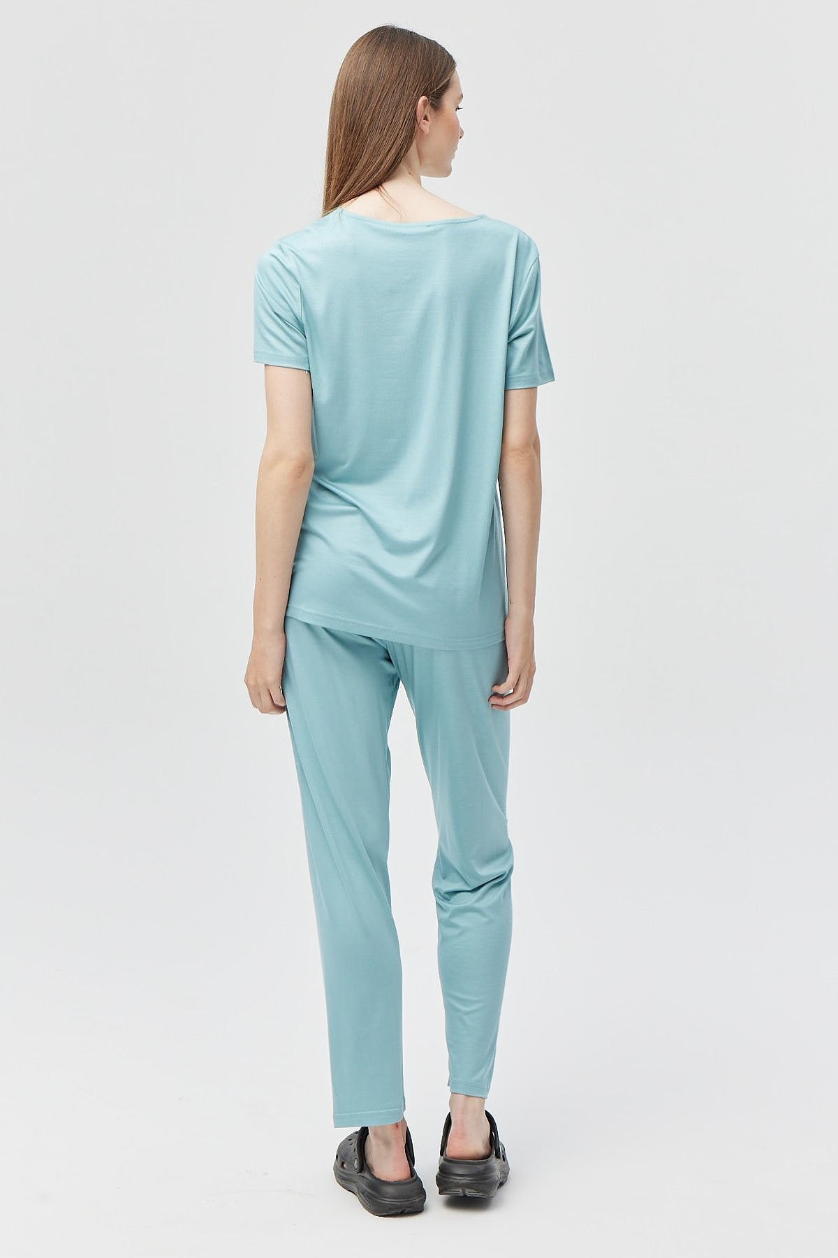 Women's V-Neck Short Sleeve Pajama Set