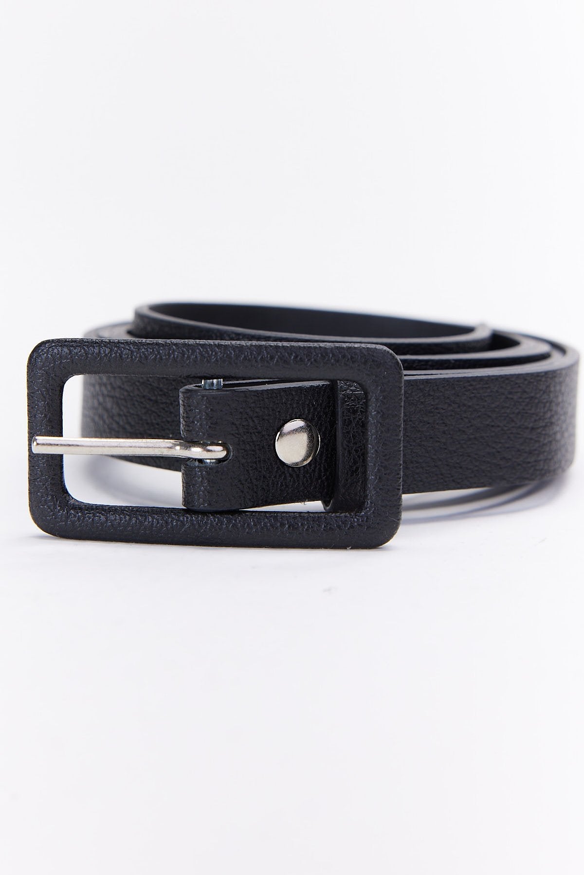 Paulmark Women's Rectangular Plated Tongue Buckle Fk1748