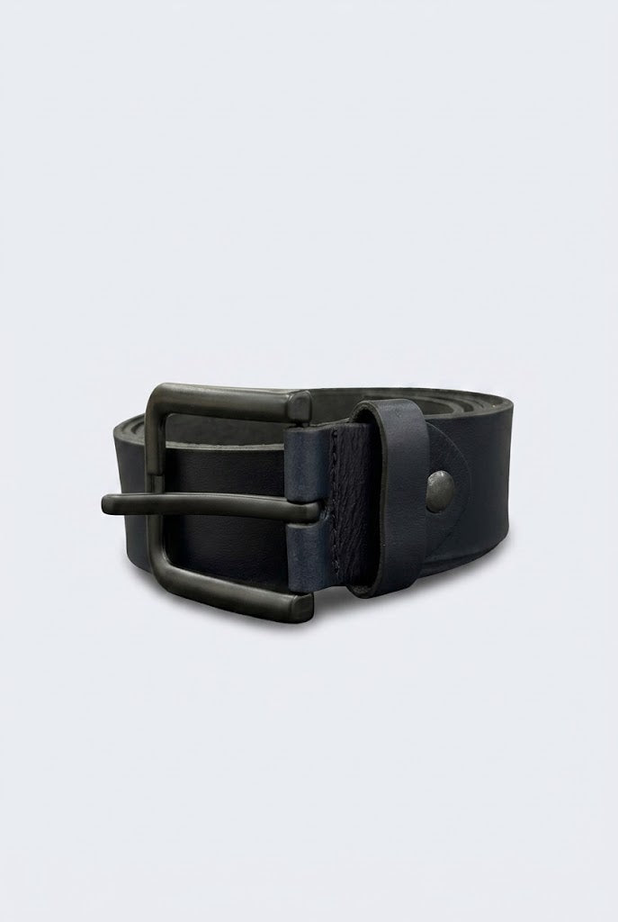 MEN'S LEATHER WRAP BELT WITH BUCKLE