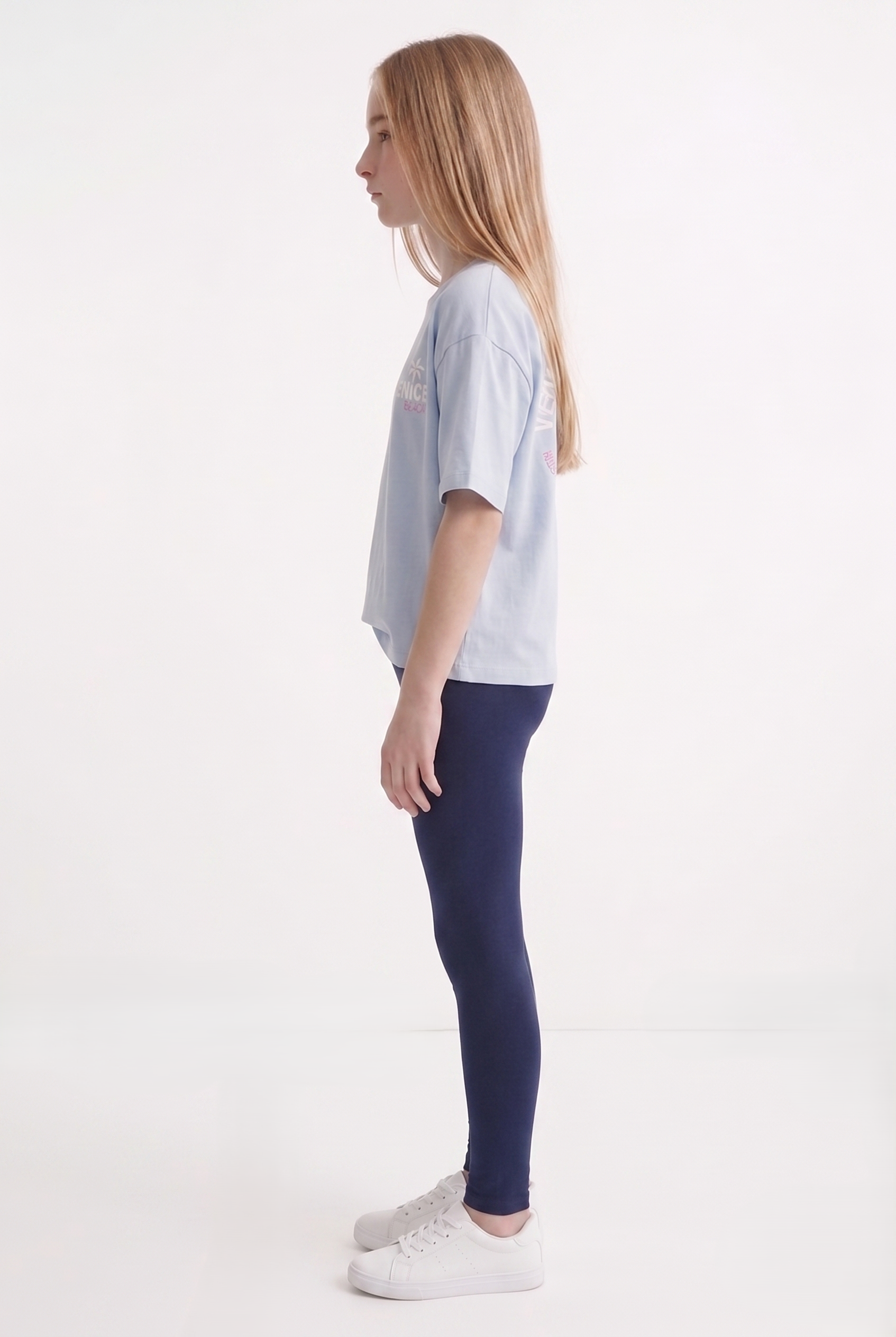 Girl's Printed Basic T-shirt
