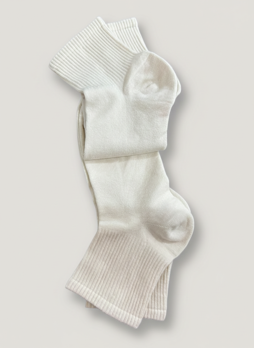 WOMEN'S BAMBOO HALF-HUNG CHEERFUL 2-PACK SOCKS