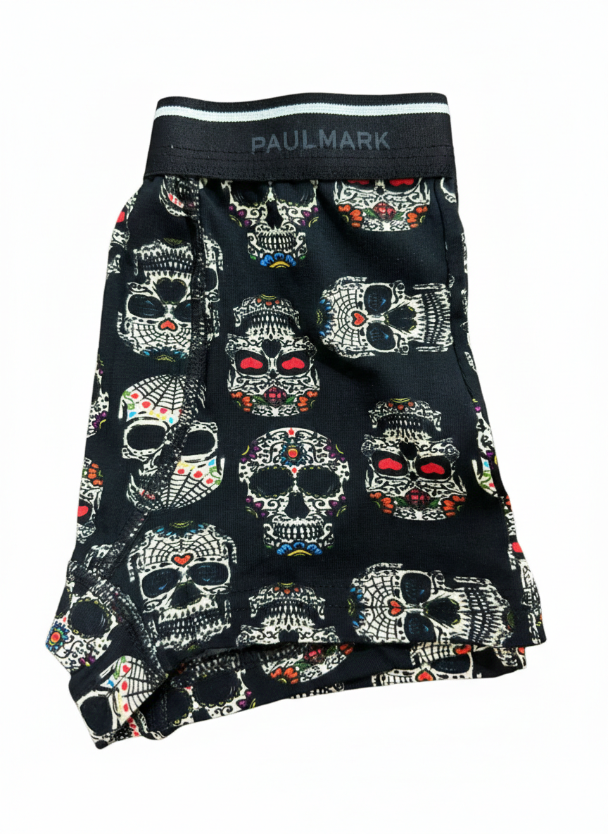 BOYS' PATTERNED SINGLE BOXER SHORTS