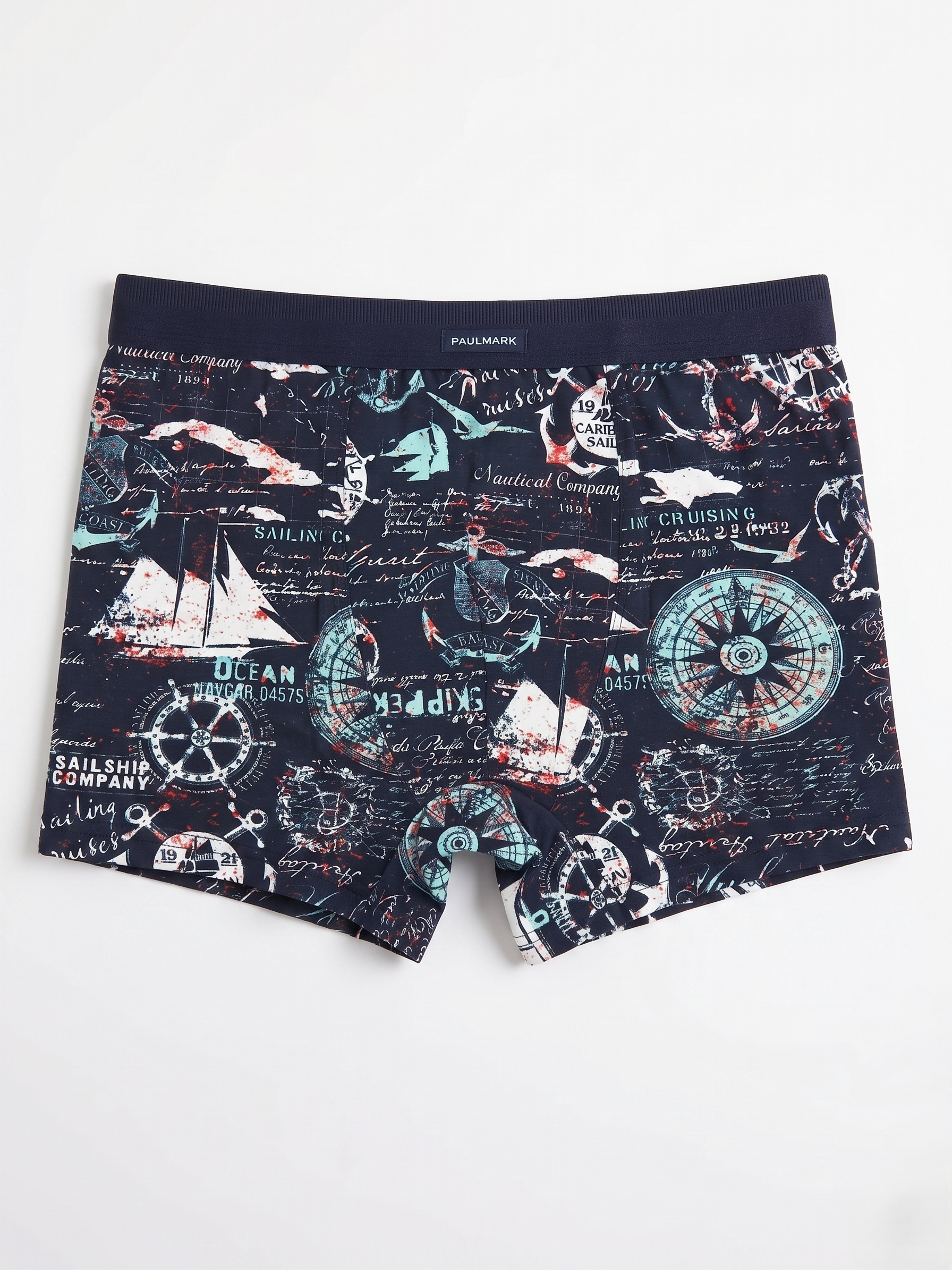 MENS' PATTERNED SINGLE BOXER SHORTS