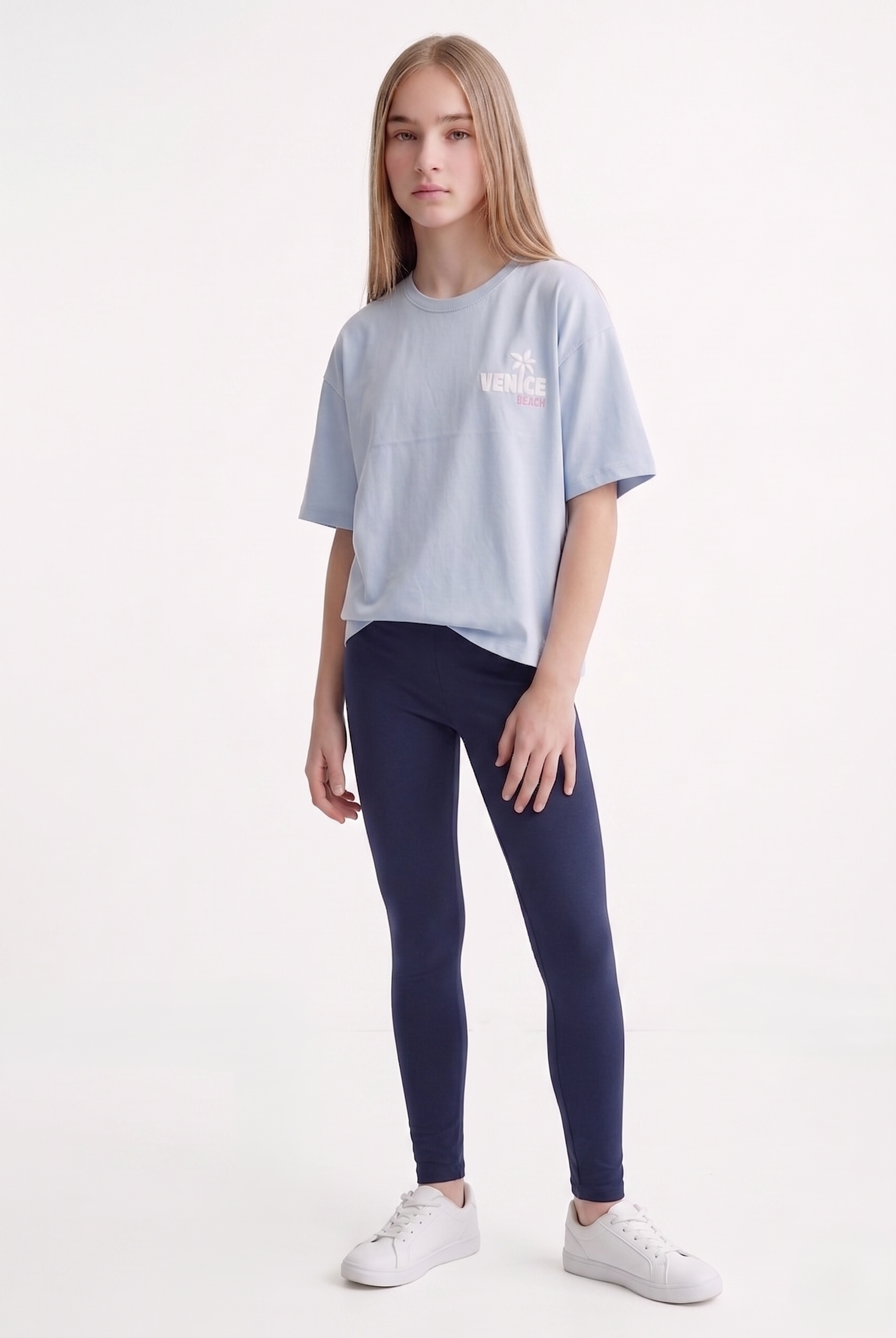 Girl's Printed Basic T-shirt