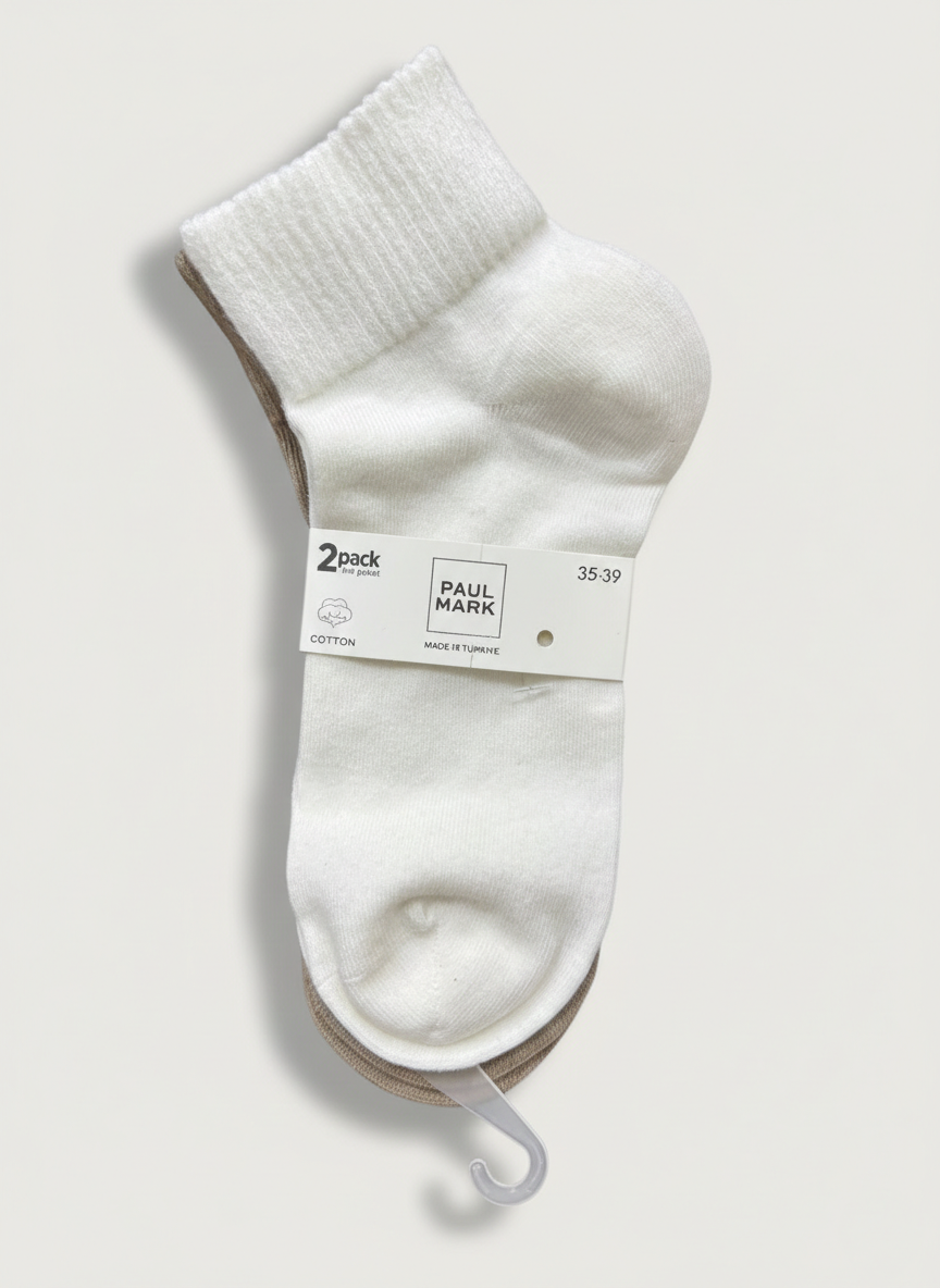 Women's 2-Pack Half-Cuff Socks