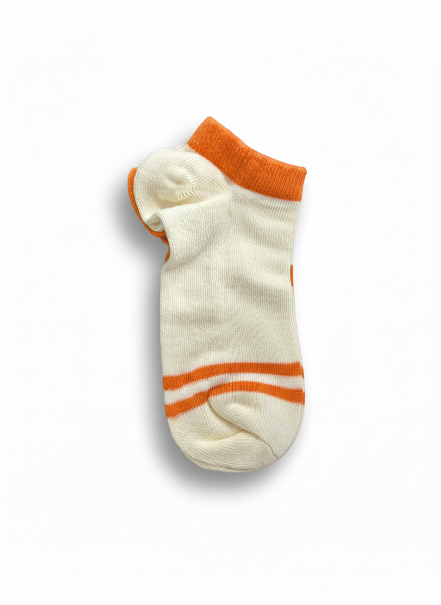 Girl's Rubber Colored Bootie Two-Pack Socks
