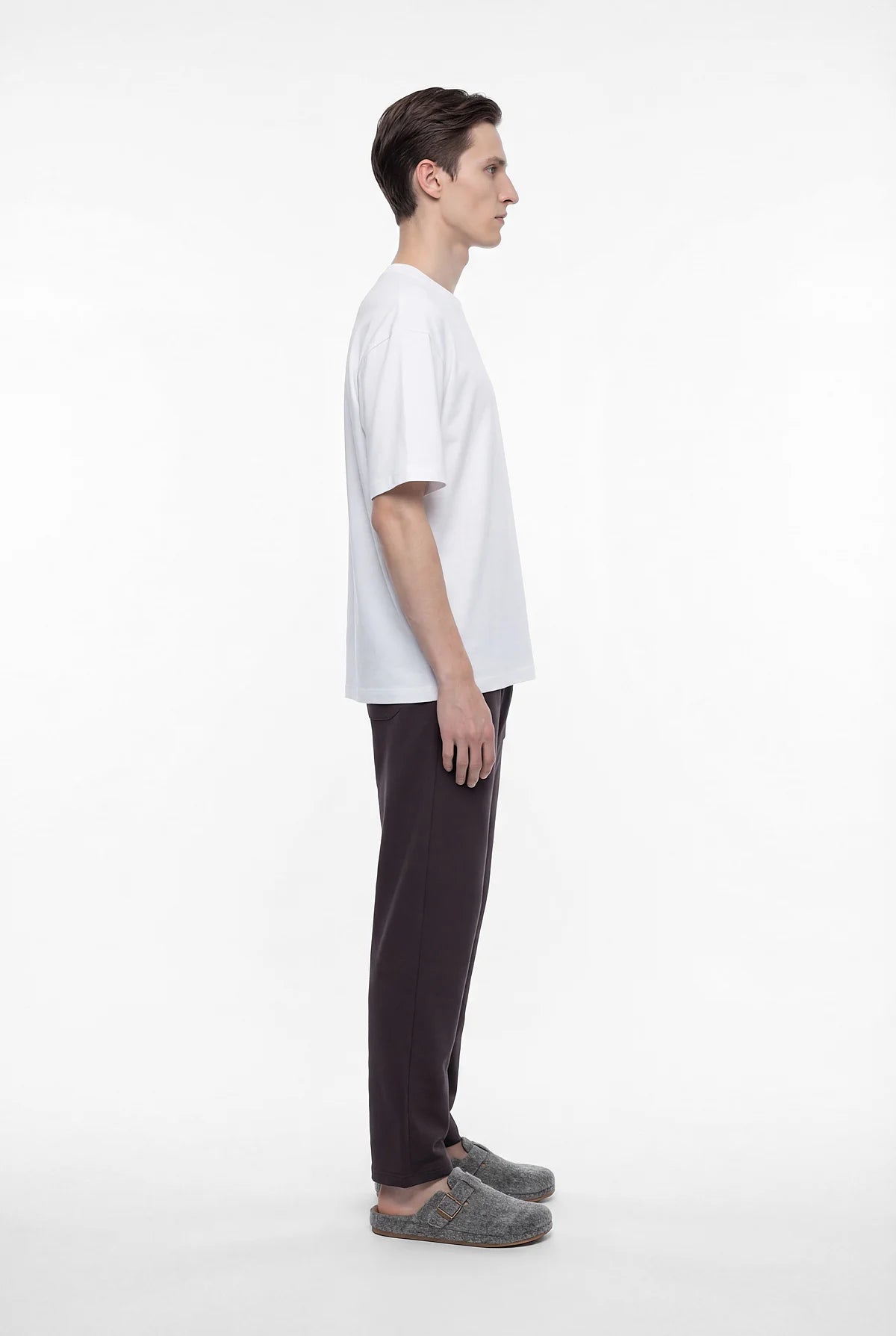Men's Basic Pajama Bottoms with Elastic Waistband