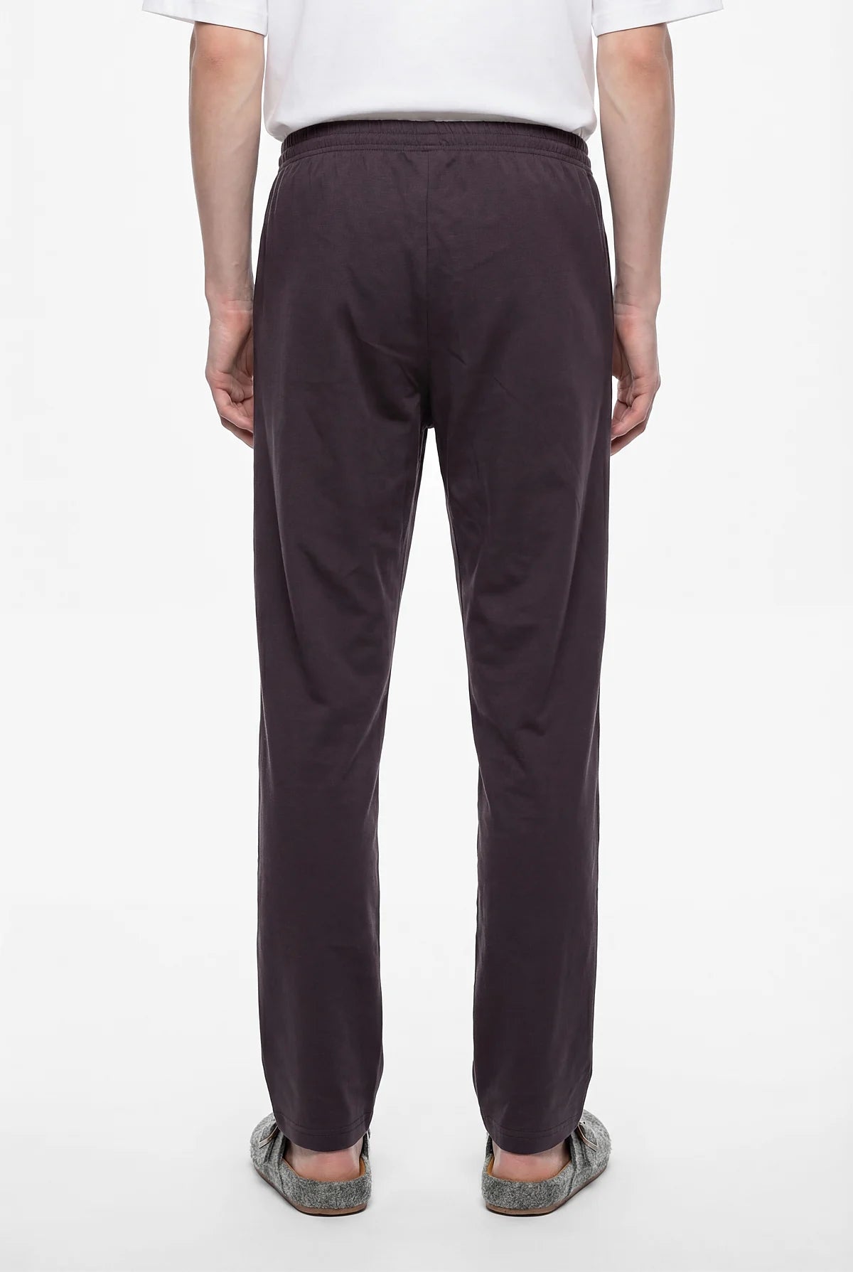 Men's Basic Pajama Bottoms with Elastic Waistband